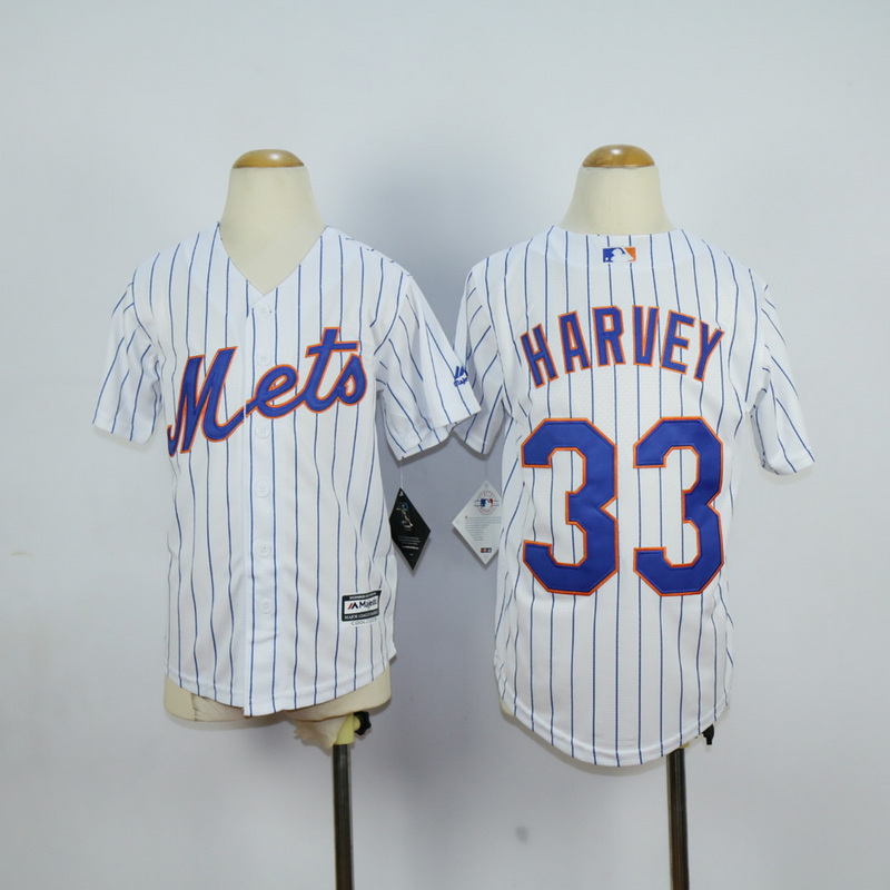 Youth New York Mets #33 Harvey White MLB Jerseys->women mlb jersey->Women Jersey